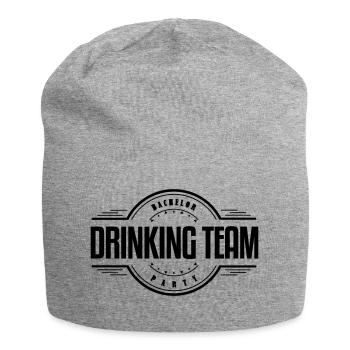 bachelor party drinking team2 - Jersey Beanie - heather grey - Front