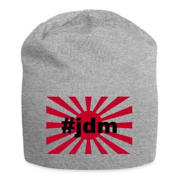 JDM Flag - Jersey Beanie - heather grey - Front