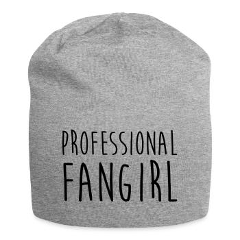 Professional Fangirl - Jersey Beanie - heather grey - Front