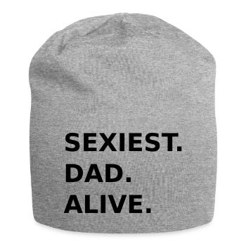 SEXIEST DAD ALIVE - Jersey-Beanie - Grau meliert - Vorne
