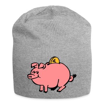 Tirelire - Bonnet en jersey - gris chiné - Devant