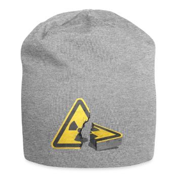 Atomausstieg! Atomkraft nein danke! - Jersey-Beanie - Grau meliert - Vorne