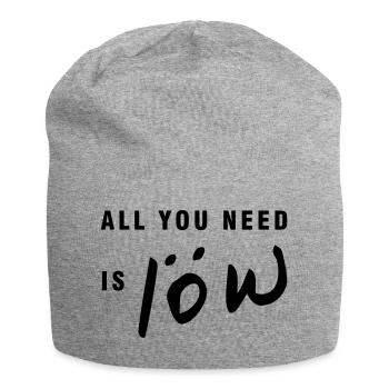 Tout ce dont vous avez besoin c'est Löw - Bonnet en jersey - gris chiné - Devant