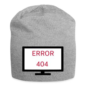 Computer Error 404 - Jersey Beanie - heather grey - Front