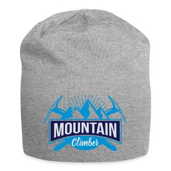 Bergsteiger - Jersey-Beanie - Grau meliert - Vorne