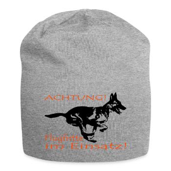 Malinois, fritte de mouche utilisée - Bonnet en jersey - gris chiné - Devant