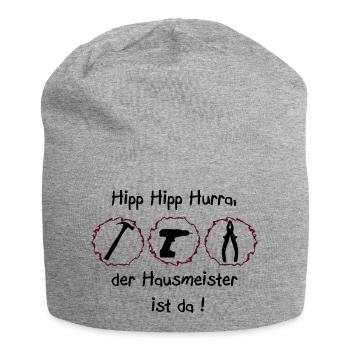 hausmeister - Jersey-Beanie - Grau meliert - Vorne