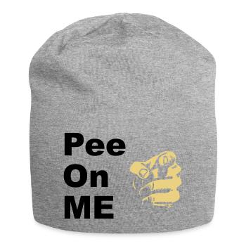 "Pee On Me" New York Hunde Piss mich an - Jersey-Beanie - Grau meliert - Vorne