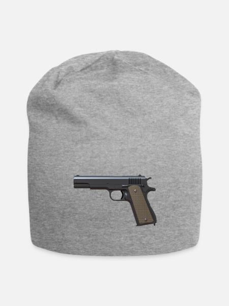 Pistole - Jersey-Beanie - Grau meliert