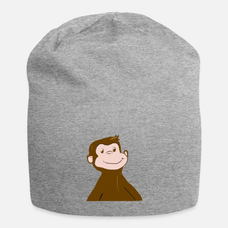 AFFE - Jersey-Beanie - Grau meliert