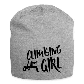 Climbing girl - Bonnet en jersey - gris chiné - Devant