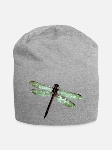 Libelle - Jersey-Beanie - Grau meliert