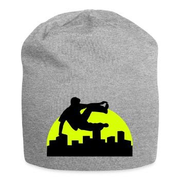Freerunning, free running, free runner - Jersey Beanie - heather grey - Front