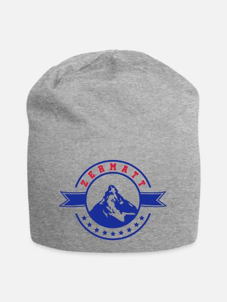 mountain zermatt - Jersey-Beanie - Grau meliert