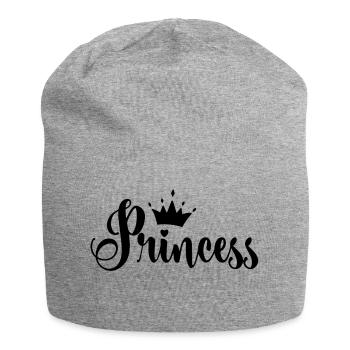 Princess - Jersey Beanie - heather grey - Front