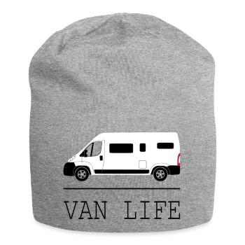 Van life - Jersey Beanie - heather grey - Front