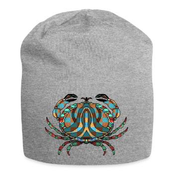 Krabbe - Jersey-Beanie - Grau meliert - Vorne