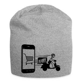 Achats en ligne et livraison scooter - Bonnet en jersey - gris chiné - Devant