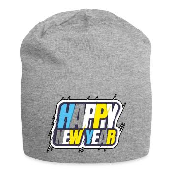 Happy New Year Neujahr Party - Jersey-Beanie - Grau meliert - Vorne