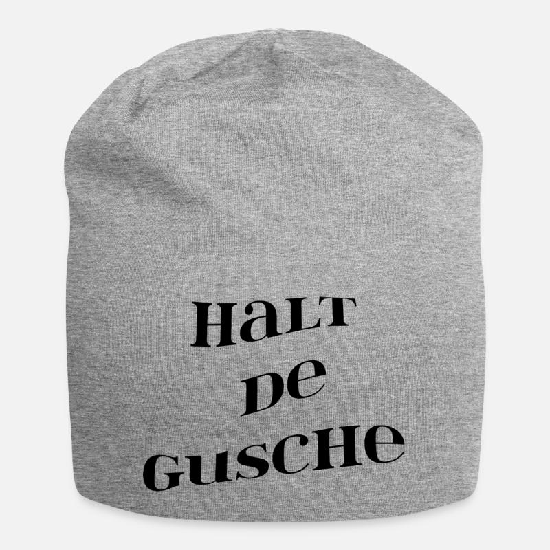 Gusche - Jersey-Beanie - Grau meliert