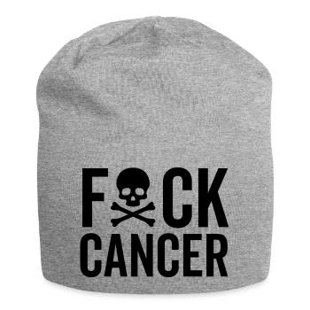 Cancer - Jersey Beanie - heather grey - Front
