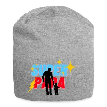 Super Dad - Jersey Beanie - heather grey - Front