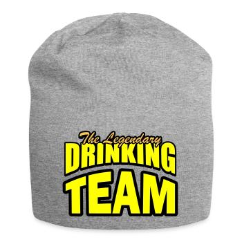 Drinking Team - Jersey Beanie - heather grey - Front