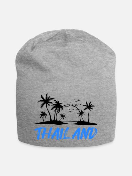 thailand - Jersey-Beanie - Grau meliert