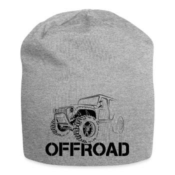 Offraod 4x4 Truck Symbol Car Terrain Friends Team - Jersey Beanie - heather grey - Front