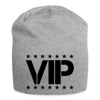 vip - Jersey-Beanie - Grau meliert - Vorne