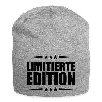 limited edition - Jersey Beanie - heather grey - Front