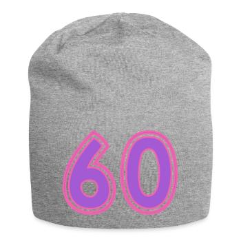 60 - Jersey Beanie - heather grey - Front