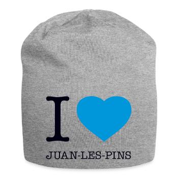 J’ADORE JUAN LES PINS - Bonnet en jersey - gris chiné - Devant