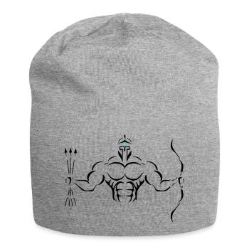 Alpha Archer Deluxe - Jersey Beanie - heather grey - Front