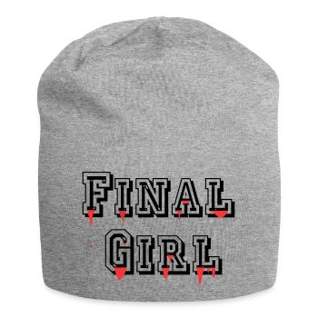 Final Girl - Jersey Beanie - heather grey - Front