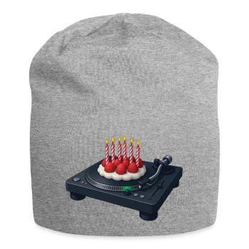 DJ BIRTHDAY - sound & vision - Bonnet en jersey - gris chiné - Devant