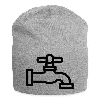 Tap - Jersey Beanie - heather grey - Front