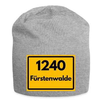 ALTE POSTLEITZAHL PLZ RETRO 1240 FÜRSTENWALDE - Jersey-Beanie - Grau meliert - Vorne