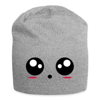 Eyes - Jersey Beanie - heather grey - Front