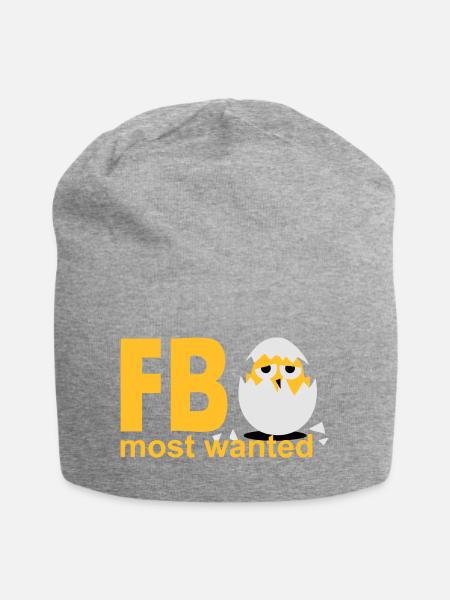 Küken Ei most wanted - Jersey-Beanie - Grau meliert