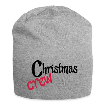 Weihnachten - Jersey-Beanie - Grau meliert - Vorne