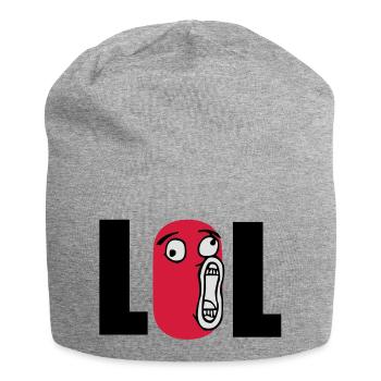 lol - Bonnet en jersey - gris chiné - Devant