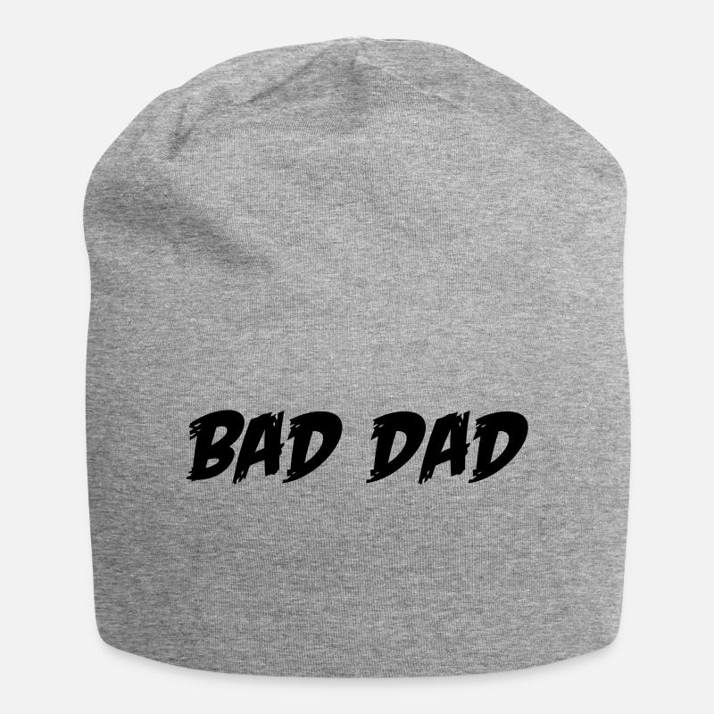 Mauvais papa - Bonnet en jersey - gris chiné