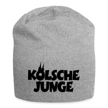 Kölsche Junge - Kölner Jungs aus Köln - Jersey-Beanie - Grau meliert - Vorne