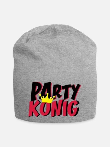 Party King - Jersey Beanie - heather grey