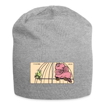 Nouveaux amis - Bonnet en jersey - gris chiné - Devant