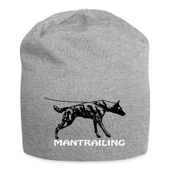 Mantrailing with Dutch Shepherd - Jersey Beanie - heather grey - Front