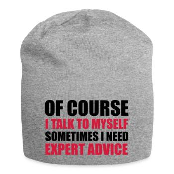 Expert Advice - Jersey-Beanie - Grau meliert - Vorne