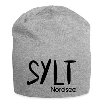 Sylt - Jersey-Beanie - Grau meliert - Vorne