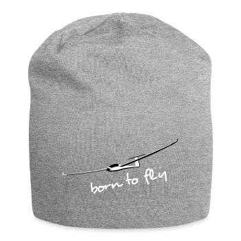 duodiscus glider glider glider glider - Jersey Beanie - heather grey - Front